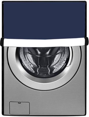JM Homefurnishings Front Loading Washing Machine  Cover(Width: 69 cm, Blue)