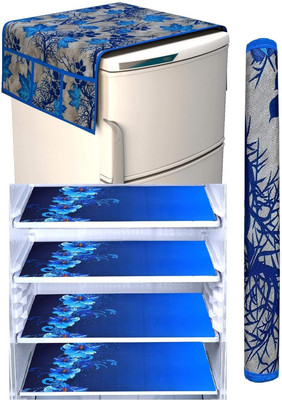 RichBox Refrigerator  Cover(Width: 54 cm, Blue)