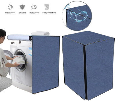 AAVYA UNIQUE FASHION Front Loading Washing Machine  Cover(Width: 68 cm, Blue)