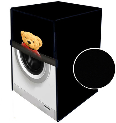 JM Homefurnishings Front Loading Washing Machine  Cover(Width: 54 cm, Black)
