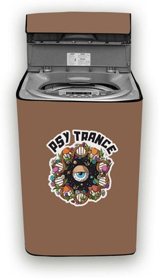 Hizing Top Loading Washing Machine  Cover(Width: 69 cm, Beige, Multicolor)