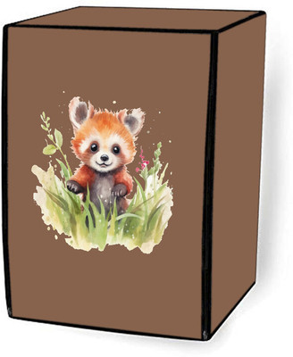 Delideal Front Loading Washing Machine  Cover(Width: 66 cm, Beige)