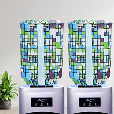 E-Retailer Water Dispenser  Cover(Width: 28 cm, 20L) With Elastic Closure And Water Level Indication, Pack of 2Pc (Blue)