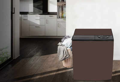 Hillberg Semi-Automatic Washing Machine  Cover(Width: 81.2 cm, Brown)