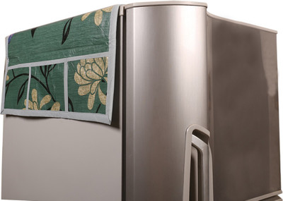 KUBER INDUSTRIES Refrigerator  Cover(Width: 98 cm, Green)