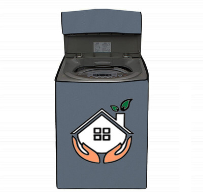 Delideal Top Loading Washing Machine  Cover(Width: 63 cm, Grey)