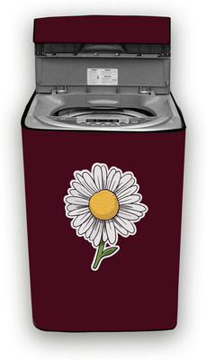 Hizing Top Loading Washing Machine  Cover(Width: 66 cm, Maroon, Yellow)
