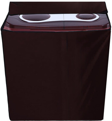 AAVYA UNIQUE FASHION Semi-Automatic Washing Machine  Cover(Width: 89 cm, Maroon)