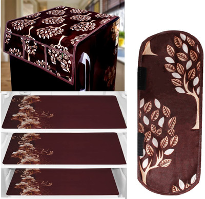 REVEXO Refrigerator  Cover(Width: 53 cm, Multicolor)