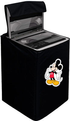 MMGRN Top Loading Washing Machine  Cover(Width: 66.6 cm, Black)