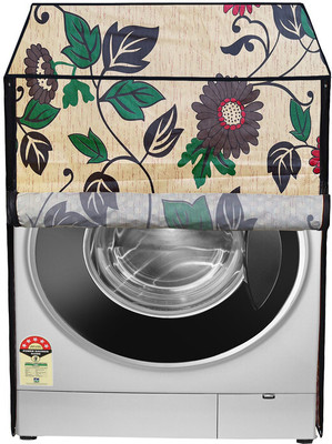 Archistylo Front Loading Washing Machine  Cover(Width: 66 cm, Orange, Red)