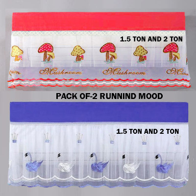 tapovan fashion Air Conditioner  Cover(Width: 97 cm, white)