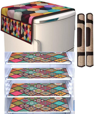 RELOOK INDUSTRIES Refrigerator  Cover(Width: 99 cm, Multi)