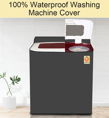 Flipkart SmartBuy Semi-Automatic Washing Machine  Cover(Width: 78 cm, Grey)