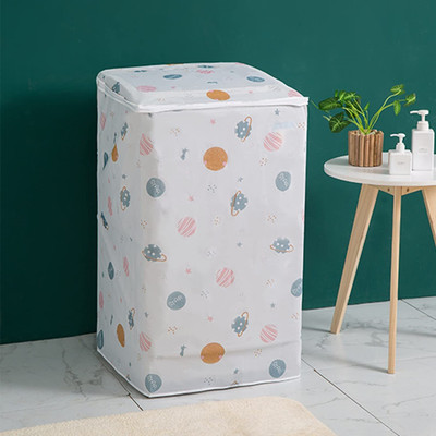 FLOXIT Top Loading Washing Machine  Cover(Width: 62 cm, White)