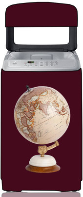 KVAR Top Loading Washing Machine  Cover(Width: 69 cm, Maroon)