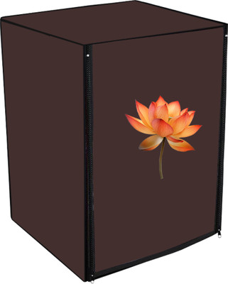 Adira Front Loading Washing Machine  Cover(Width: 64 cm, Brown)