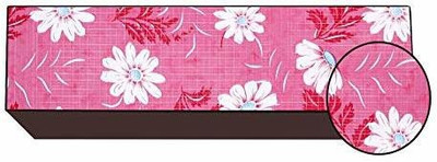 Aadvay and Advika Air Conditioner  Cover(Width: 111.76 cm, Beige, Red)