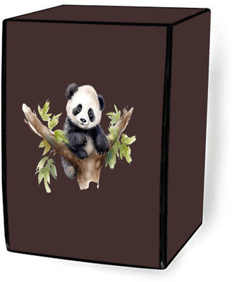 Delideal Front Loading Washing Machine  Cover(Width: 63 cm, Brown)