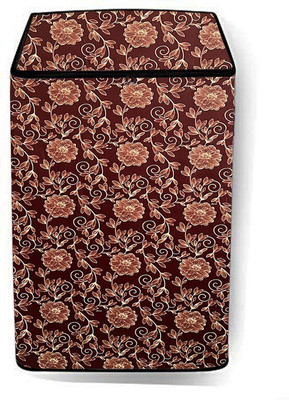 SAVEIT Top Loading Washing Machine  Cover(Width: 99 cm, Maroon, Golden)
