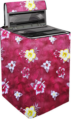 Weesof Top Loading Washing Machine  Cover(Width: 59.11 cm, Maroon)