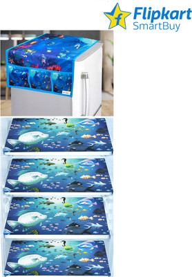 Flipkart SmartBuy Fridge Mat(Width: 56 cm, Blue)