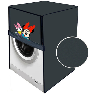 JM Homefurnishings Front Loading Washing Machine  Cover(Width: 58 cm, Grey)