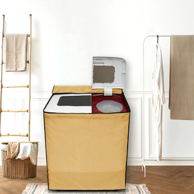 Glassiano Semi-Automatic Washing Machine  Cover(Width: 83 cm, Beige)