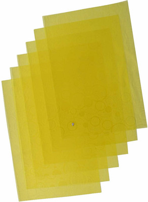 KUBER INDUSTRIES Fridge Mat(Width: 48 cm, Yellow)