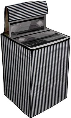 Star Weaves Top Loading Washing Machine  Cover(Width: 106 cm, Black & White)