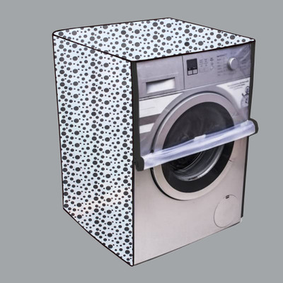 Nitasha Front Loading Washing Machine  Cover(Width: 60 cm, White, Grey)