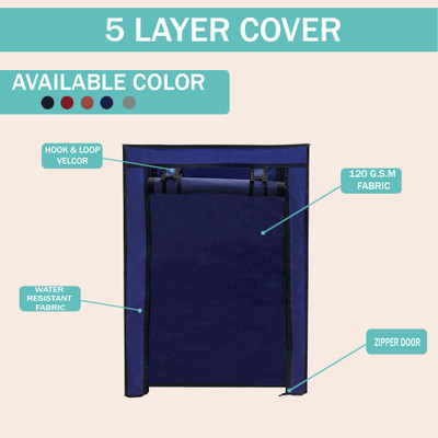 URBAN CHOICE Microwave Oven  Cover(Width: 55 cm, Blue)