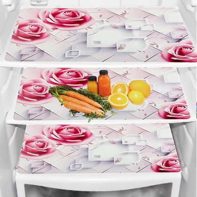 SANRAKSSHAN Fridge Mat(Width: 44 cm, Multicolor)