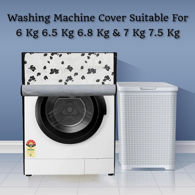 Wings Star Front Loading Washing Machine  Cover(Width: 54 cm, White)