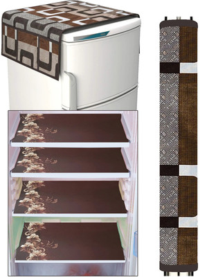 LooMantha Refrigerator  Cover(Width: 30 cm, Multicolor)