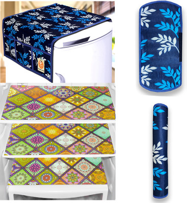 Kanushi Industries Fridge Mat(Width: 99 cm, Blue)