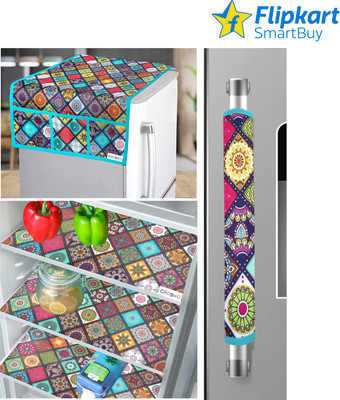 Flipkart SmartBuy Fridge Mat(Width: 56 cm, Green, Blue)