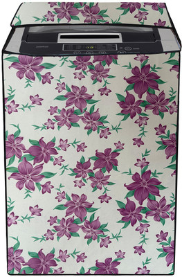 SLACXICO Top Loading Washing Machine  Cover(Width: 62 cm, Purple, Reddish Grey)