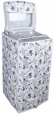 ETUZI Top Loading Washing Machine  Cover(Width: 56 cm, Half White, Grey)