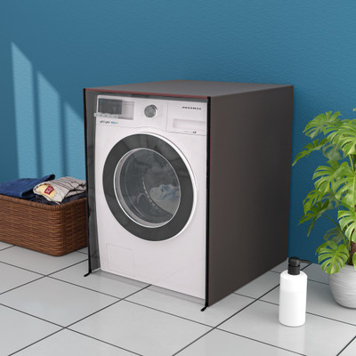 KUBER INDUSTRIES Front Loading Washing Machine  Cover(Width: 63 cm, Brown)
