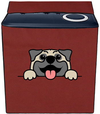 Archistylo Semi-Automatic Washing Machine  Cover(Width: 32 cm, Maroon)