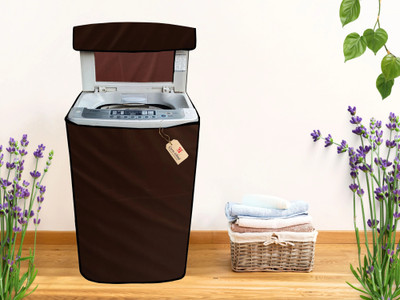 GURU ISHMA Top Loading Washing Machine  Cover(Width: 58.42 cm, brown)