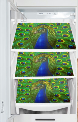SANRAKSSHAN Fridge Mat(Width: 32 cm, Multicolor)