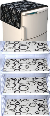 RichBox Refrigerator  Cover(Width: 55 cm, BLACK)