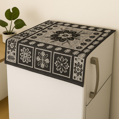 VP Creation Refrigerator  Cover(Width: 52.5 cm, SILVER)