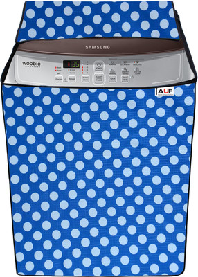 AAVYA UNIQUE FASHION Top Loading Washing Machine  Cover(Width: 63.7 cm, Blue,White)