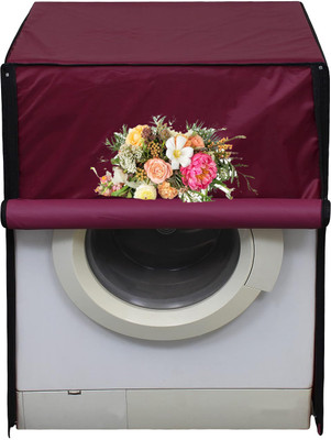 MMGRN Front Loading Washing Machine  Cover(Width: 68.6999999999998 cm, Maroon)