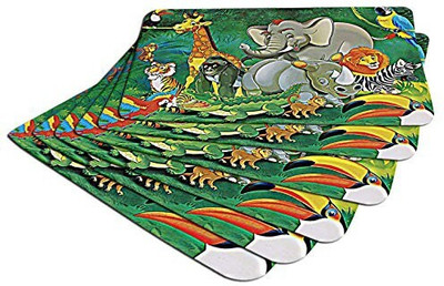 KUBER INDUSTRIES Fridge Mat(Width: 46 cm, Green)