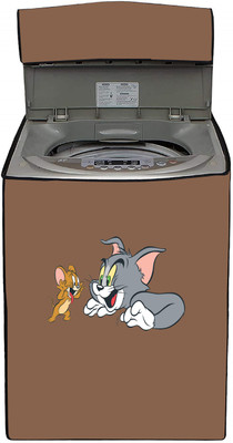 Delideal Top Loading Washing Machine  Cover(Width: 61 cm, Beige)