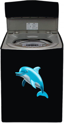 SIMSSOLUTIONS Top Loading Washing Machine  Cover(Width: 67.0999999999999 cm, Black)